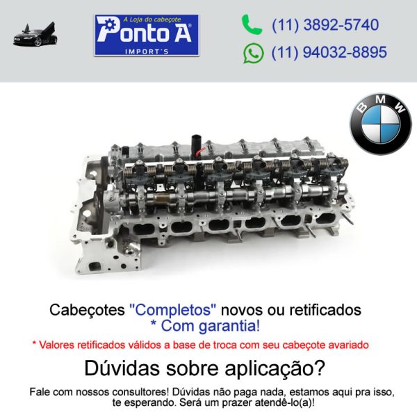 Cabeçote BMW X3, X4, X5, X6, X7, M2, M3....